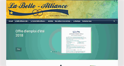 Desktop Screenshot of belle-alliance.ca